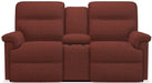 La-Z-Boy Jay PowerRecline La-Z-Time Burgundy Reclining Loveseat and Console image