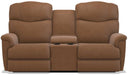 La-Z-Boy Lancer Power La-Z Time Silt Full Reclining Loveseat with Console image