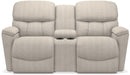 La-Z-Boy Kipling Buff La-Z-Time Power-Reclineï¿½ Reclining Loveseat With Power Headrest and Console image