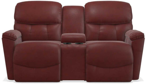 La-Z-Boy Kipling Wine La-Z-Time Power-Reclineï¿½ Reclining Loveseat With Power Headrest and Console image